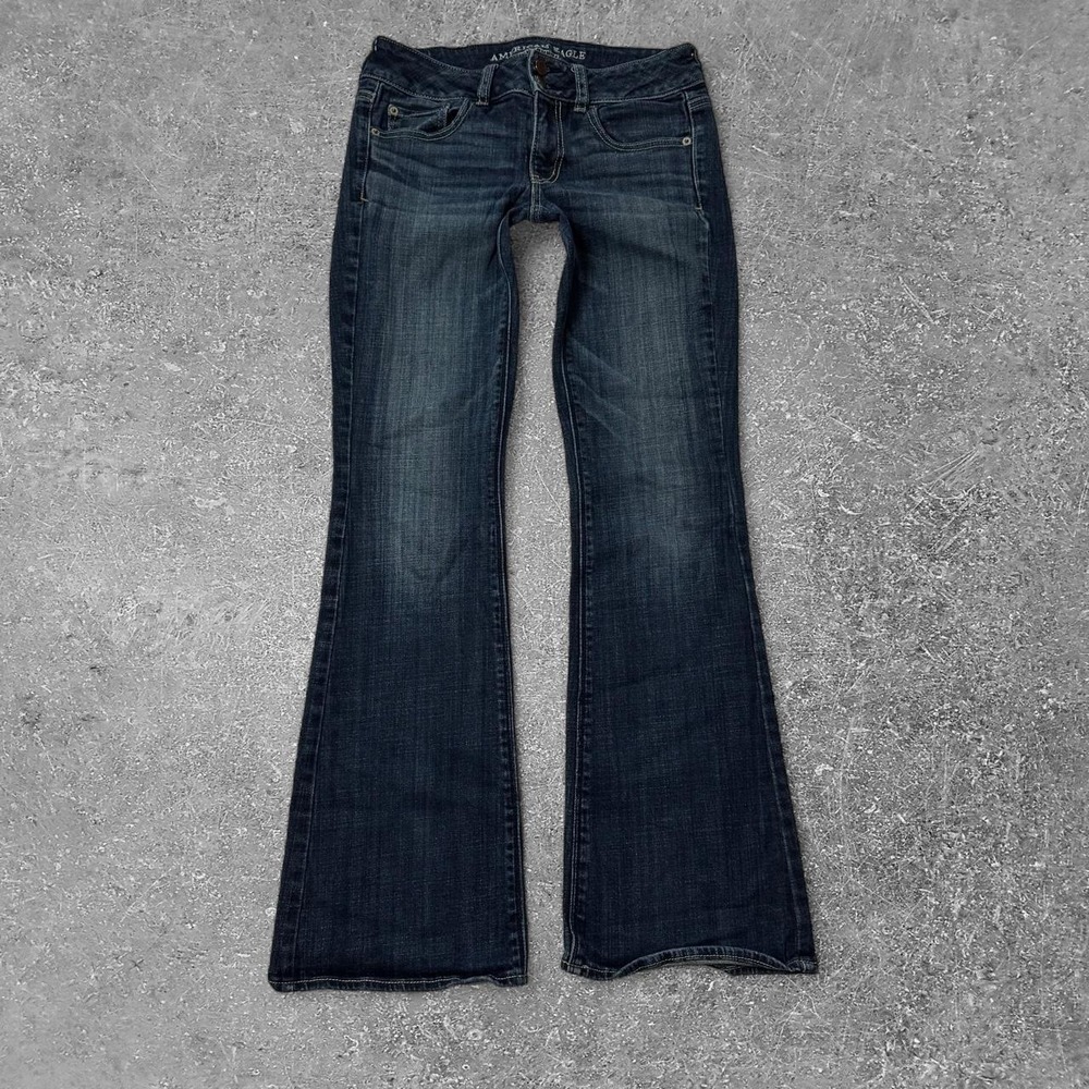 American Eagle Artist Stretch Bootcut Jeans Womens 4 Dark Wash Denim